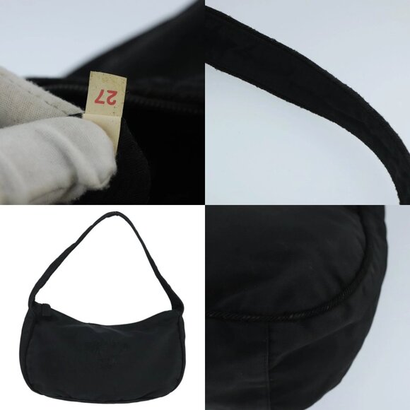 PRADA Shoulder Bag Nylon Black Auth 97722 - Picture 13 of 14